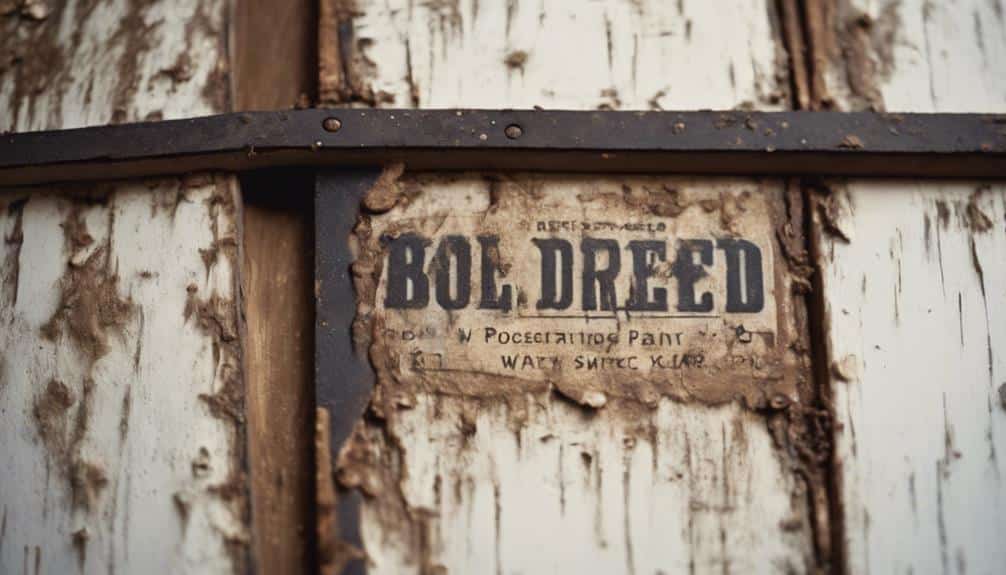 detecting water damage signs